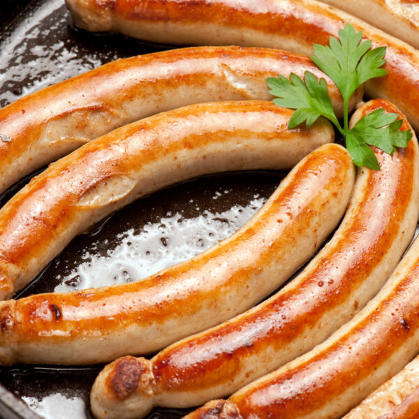 Bratwurst mit Sülze (Kulmbacher Art)