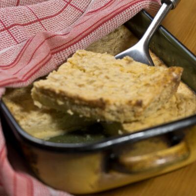 Kartoffelkuchen im Tiegel