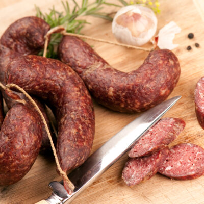 Knoblauchwurst (roh)