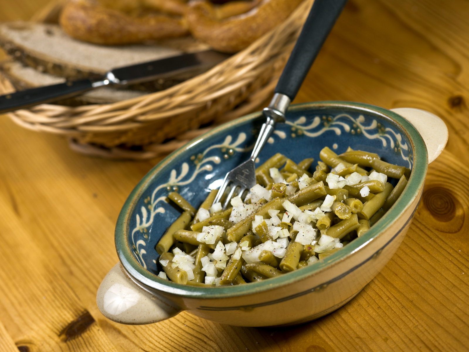 Salat aus grünen Bohnen, fränkische Art - Genussregion Oberfranken