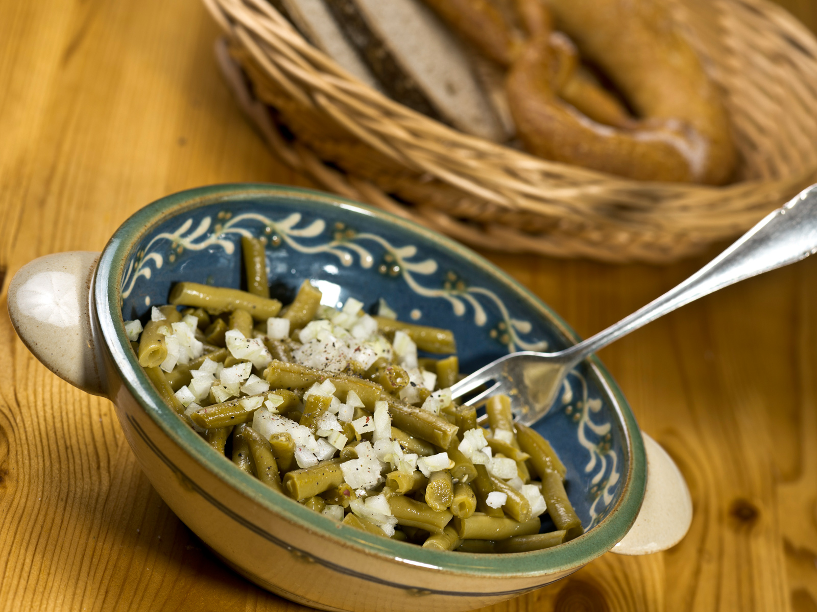 Salat aus grünen Bohnen, fränkische Art - Genussregion Oberfranken