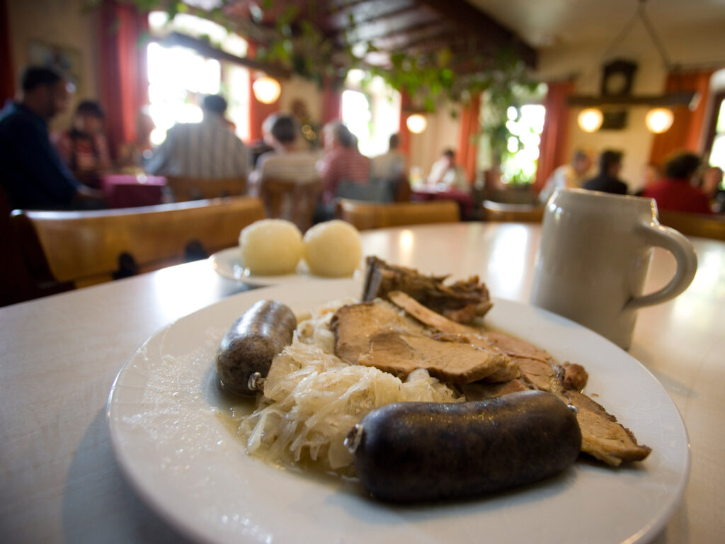 Schlachtschüssel nach oberfränkischer Tradition