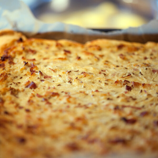 Zwiebelkuchen (oberfränkische Art) - Genussregion Oberfranken