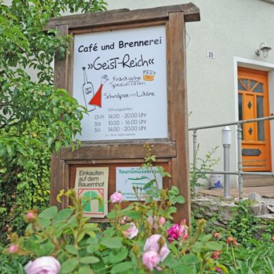 Terrassencafé und Brennerei - Hofladen "Geist-Reich", Kunreuth