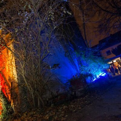 Bamberg: die Aktion "Lichthöfe" in Bambergs lebendiger Mitte