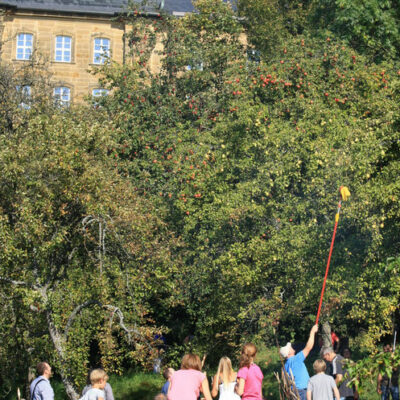 Banz: Besuch in der klösterlichen Streuobstanlage