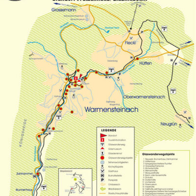 Fichtelgebirge: Auf gläserner Spur - Der Glaswanderweg von Weidenberg bis zum Ochsenkopf