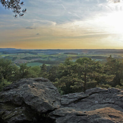 Haßberge: Wanderung zum Veitenstein