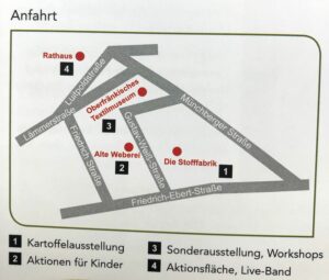 Anfahrt zur Kartoffelkerwa Helmbrechts