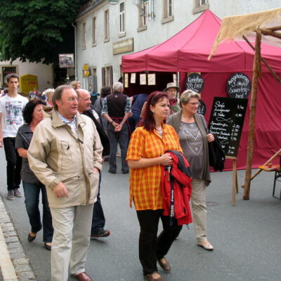 Sparneck: Auf dem Bäckermarkt