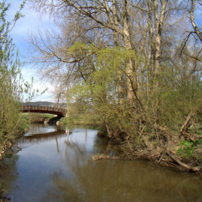 Steinenhausen (Kulmbach): Mainzusammenfluss und Schloss Steinenhausen