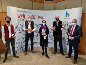 Pressekonferenz zum 600. Stadtjubiläum in Helmbrechts.