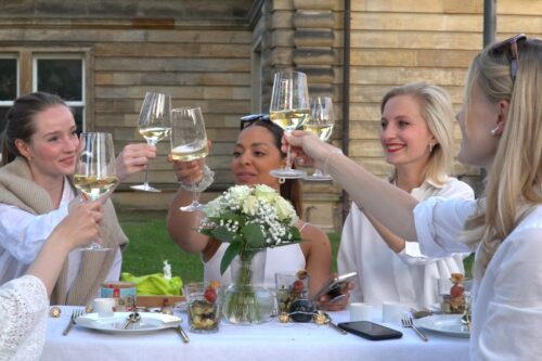 Diner en blanc in Bayreuth. Foto: bayreuth.media